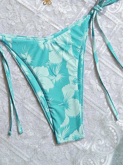 Bikini Con Ajuste Perfecto y Diseño Sexy Celeste